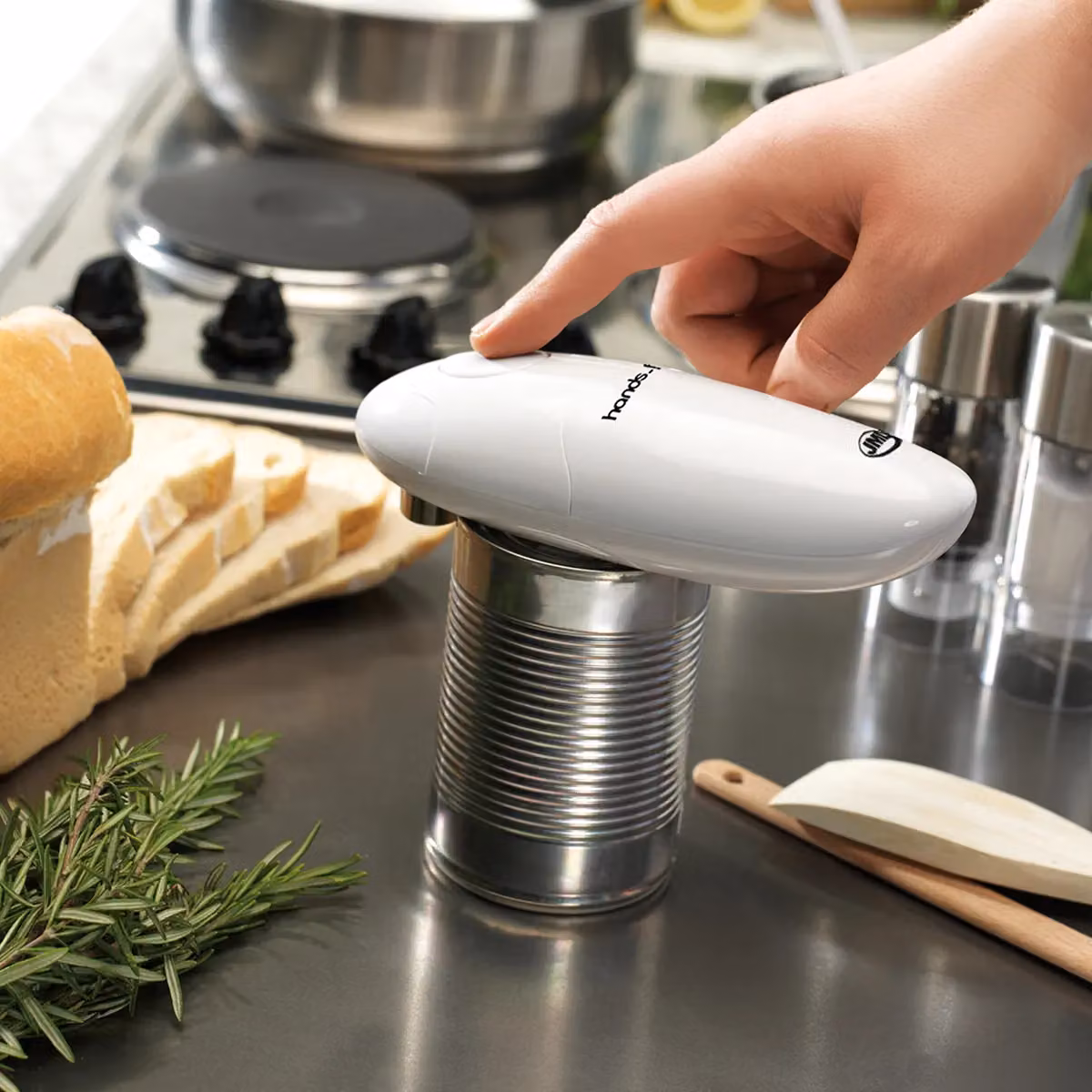 JML Hands Free Electric Can Opener in White – 5