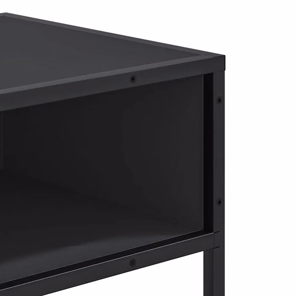 Berkfield Home Industrial Console Table in Black, W/D/H: 90 x 35 x 80 cm – 5