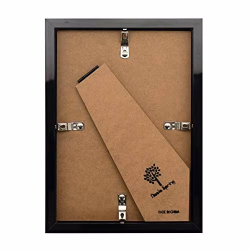 Nicola Spring Black Rectangular 3D Shadow Box Photo Frame for Single Portrait Display, W/H: 13 x 18 cm – 2
