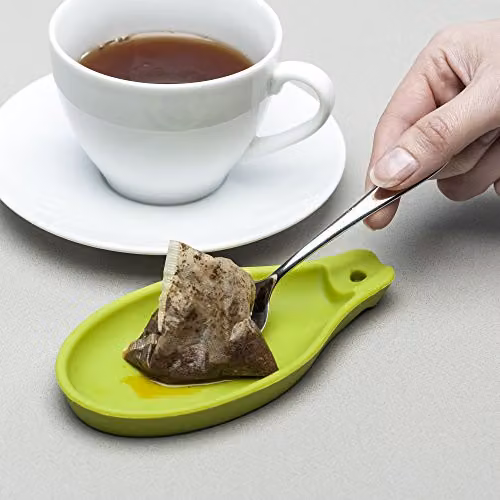 Zeal Silicone Oval Spoon Rest in Green – 4