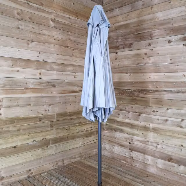 Samuel Alexander 3m Aluminium Parasol with Crank Handle in Grey