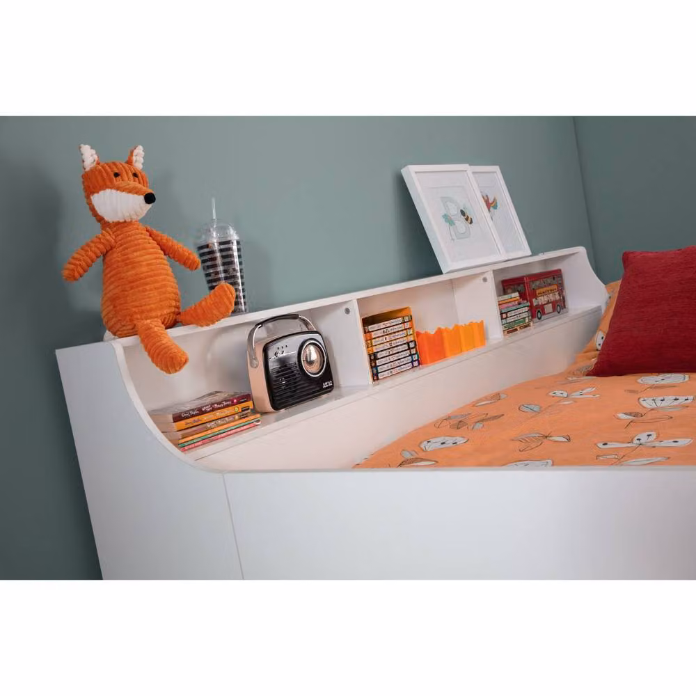 Cheshire Modern Midsleeper Bed in White, Single 90 x 200 cm – 3