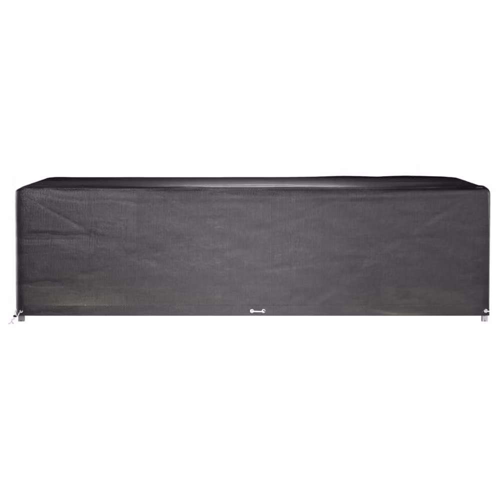 Berkfield Home Water-Repellent Rectangular Garden Furniture Covers, 2 Pack, Black, W: 325 cm, D: 205 cm, H: 90 cm – 3