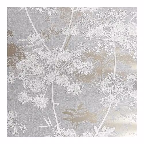 Super fresco Meadow Floral Botanical Wallpaper in Sand – 1