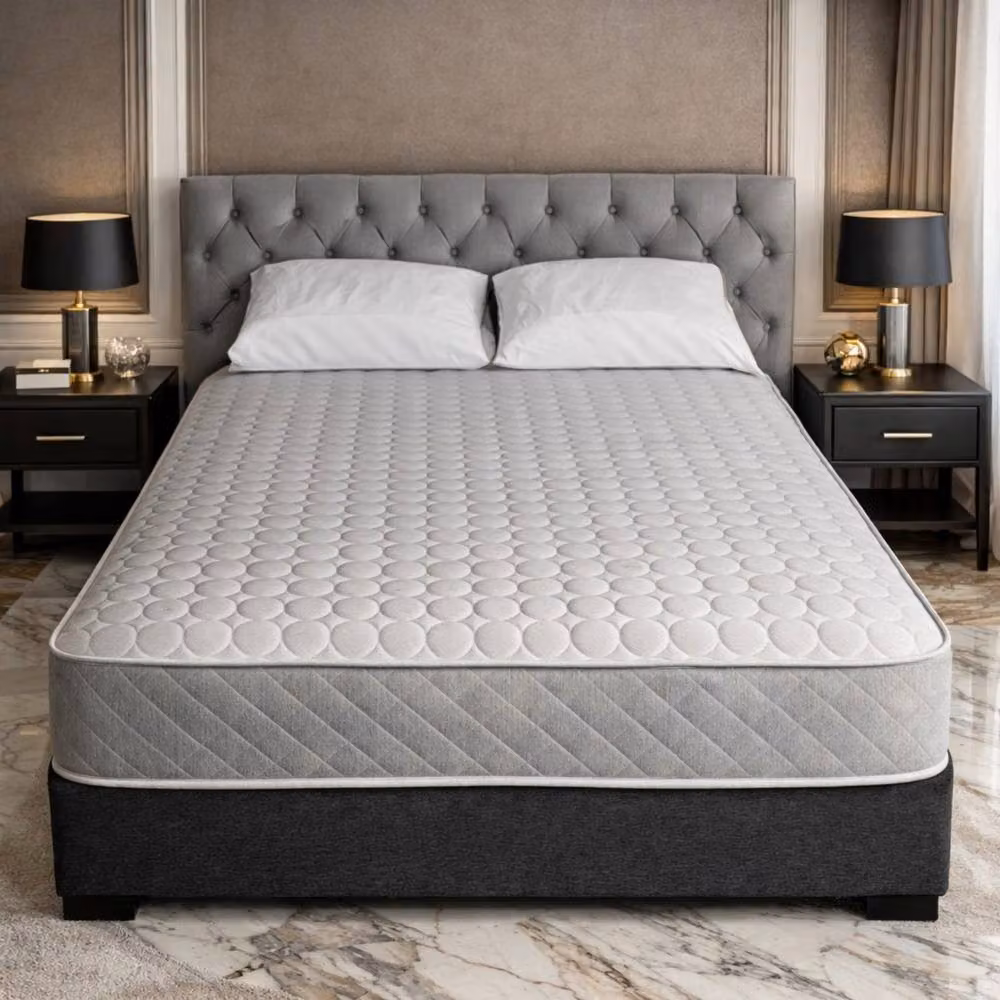 Chester & Oakley Essential Memory Foam Hybrid Open Coil Mattress, White, W/D/H: 90 x 200 x 17.78 cm – 2