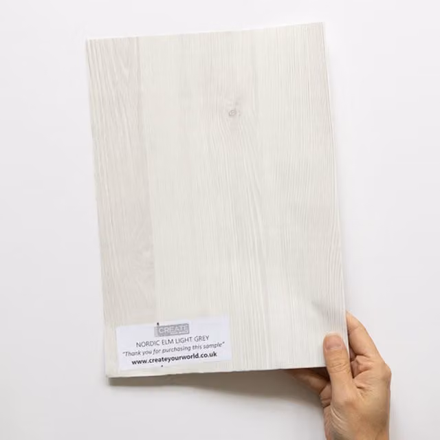 dc fix Nordic Elm Grey Self Adhesive Vinyl Film for Kitchen Doors and Worktops