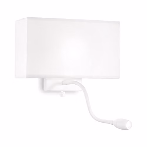 Netlighting Hotel LED 2 Light Wall Light in White