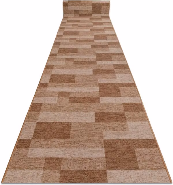 RugsX Icona Anti-Slip Runner in Beige, W: 67 cm, L: 280 cm – 1
