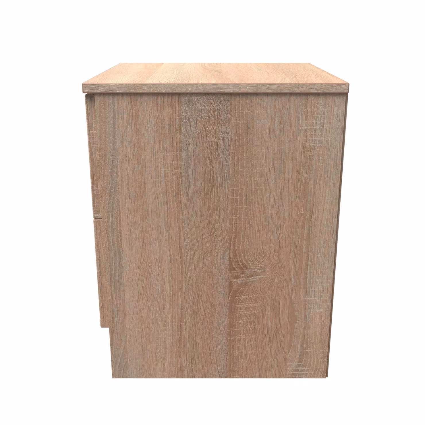 Ready Assembled 2 U Trent 2 Drawer Bedside Cabinet in Light Oak – 2