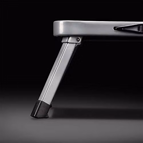 VonHaus Grey Folding Step Stool with Anti-Slip Rubber Feet and Handle – 8