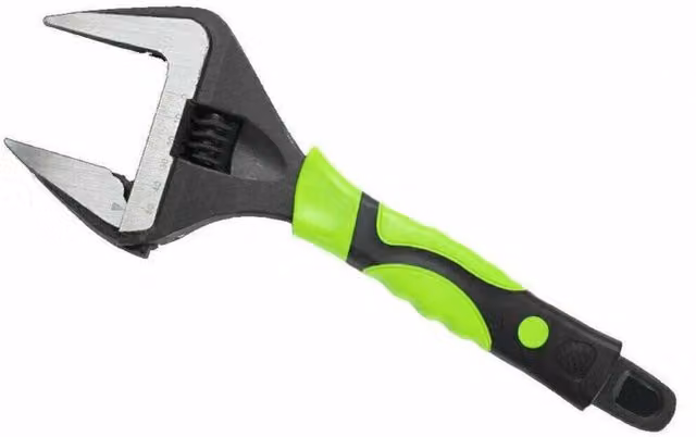 SPETLEK 6 inch Adjustable Extra Wide Jaw Wrench Spanner, Green, W/D/H: 1000 x 400 x 400 mm – 1