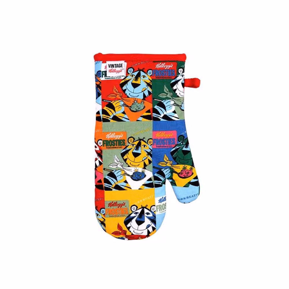 Vintage Kellogg's Pop Art Frosties Cotton Oven Glove in Multicolour – 2