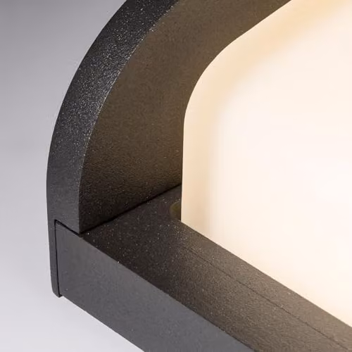 Faro Barcelona Mask Modern Square Wall Lamp in Black and Multicolour with Aluminium and Glass – 5