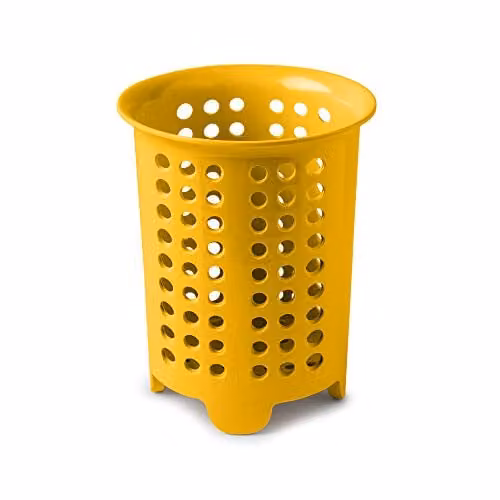 Zeal Melamine Cutlery Drainer and Utensil Pot in Yellow – 5
