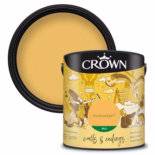 Crown Core Emulsion Silk Dispersion in Yellow, 2.5 l