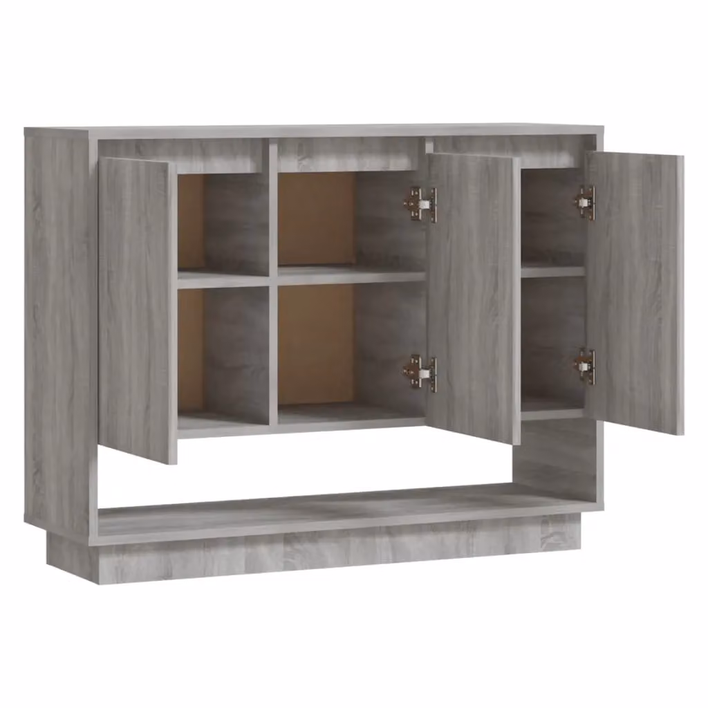 Berkfield Home Grey Sonoma Modern Sideboard in Engineered Wood W/D/H: 97 x 31 x 75 cm – 4