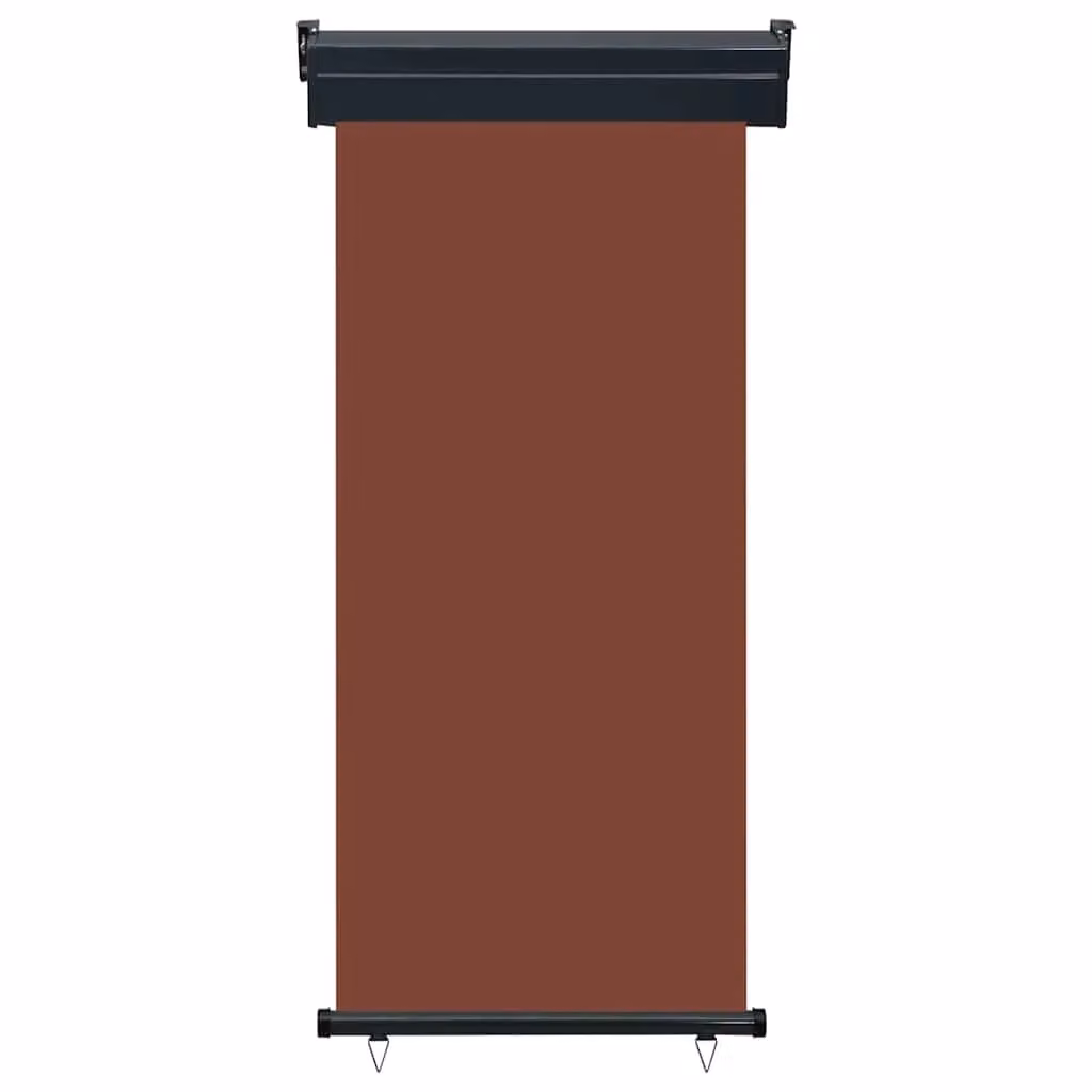 Berkfield Home Balcony Side Awning in Brown, W/H: 85 x 250 cm – 2