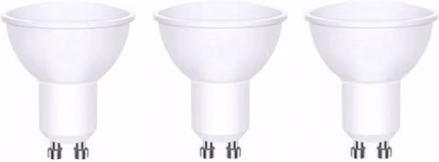 ExtraStar GU10 5W Warm White LED Light Bulb, Pack of 3, White
