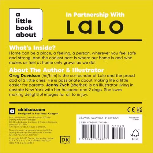 DK A Little Book About Home White Paper and Cardboard Book – 2