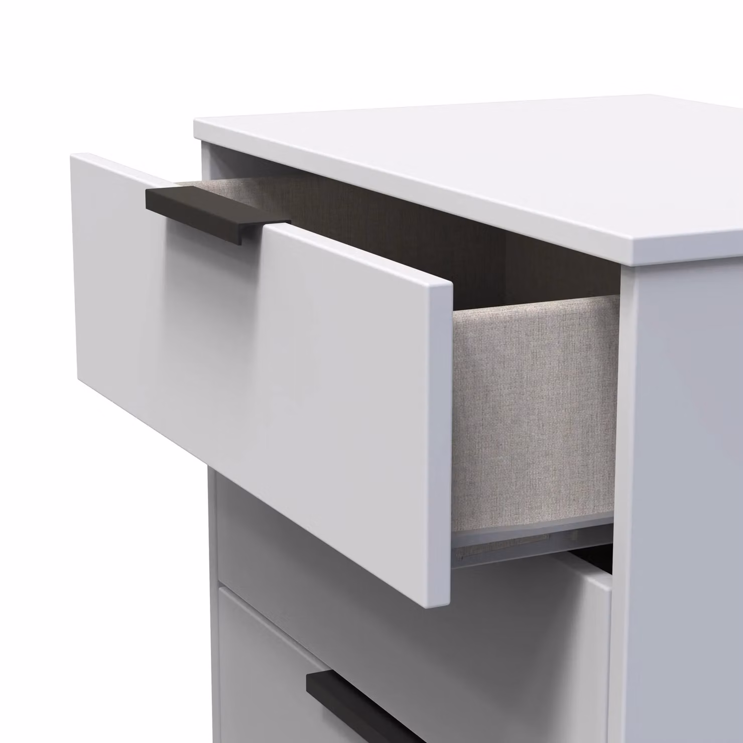 Ready Assembled 2 U Fuji 3 Drawer Chest in Light Grey – 2