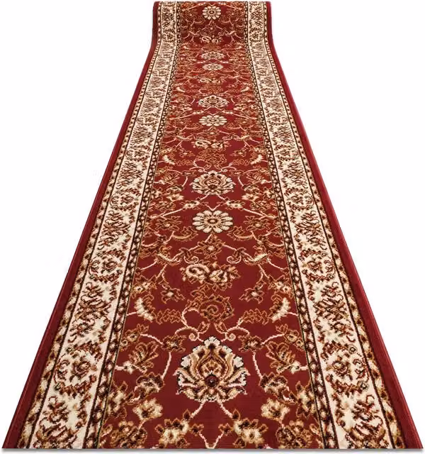 RugsX Bcf Morad Oriental Runner Rug in Red, W: 90 cm, L: 170 cm