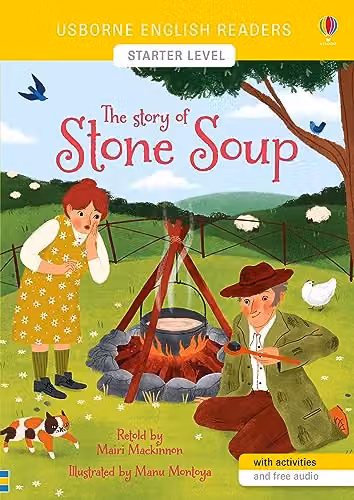 Usborne The Story of Stone Soup English Readers Starter Level Multicolour Paper Book