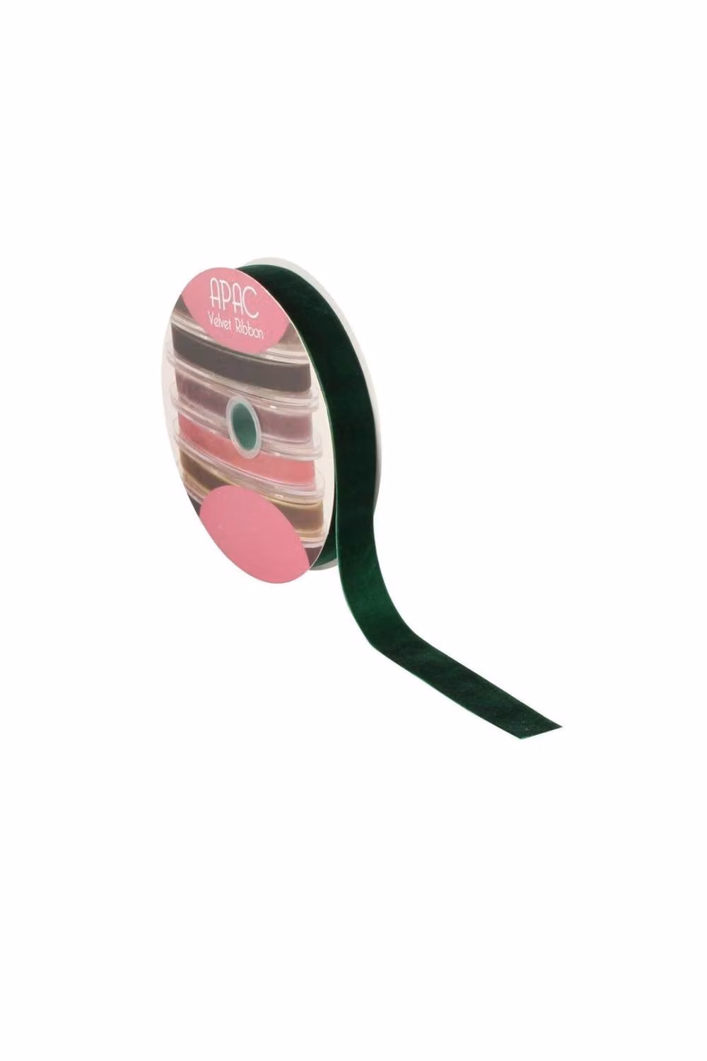 KDMD Forest Green Velvet Ribbon, Width: 2.5 cm, Length: 20 m – 2