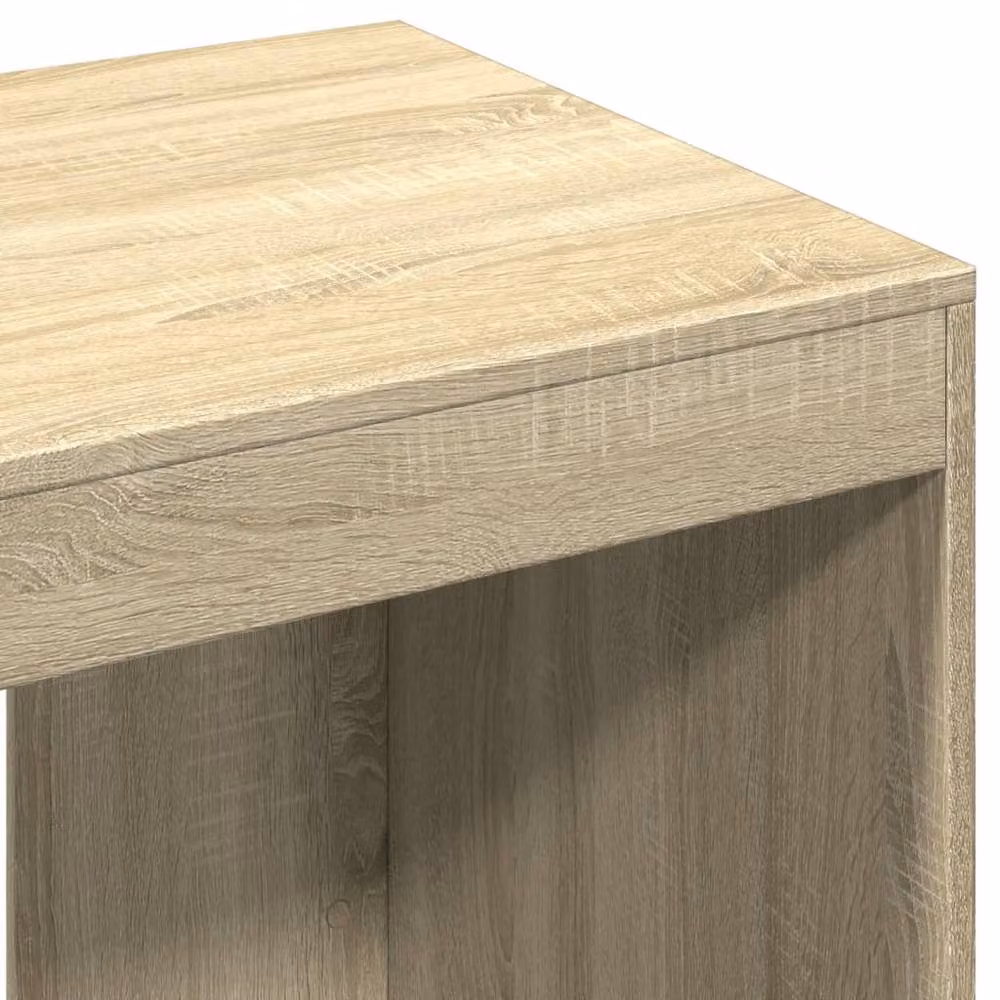 Berkfield Modern Home Office Writing Desk in Sonoma Oak, Light Brown, W: 103.5 cm, D: 56.5 cm, H: 94 cm – 3
