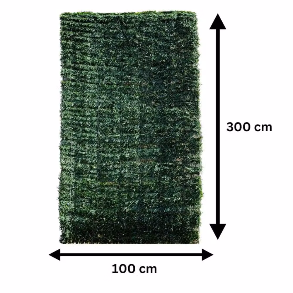 Marco Paul Green Artificial Hedge Wall-Mounted Screen W: 300 cm, H: 100 cm – 2