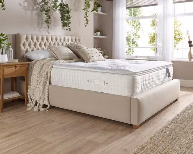 Aspire Store 3000 Pocket Climate Cool Wool Pillowtop Mattress in White