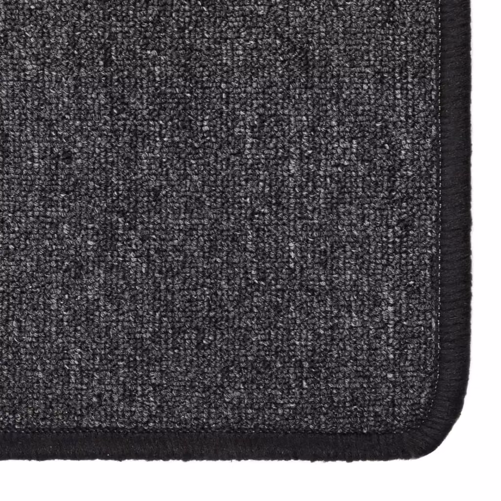 Berkfield Home Anthracite and Black Carpet Runner, W: 80 cm, L: 400 cm – 2
