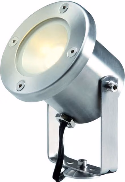 Techmar Catalpa 3W 12V LED Outdoor Garden Spotlight in Silver Grey
