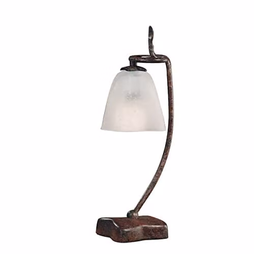 Netlighting Oberture Table Lamp in Brown and Black Oxide with E14 Bulb Holder – 1
