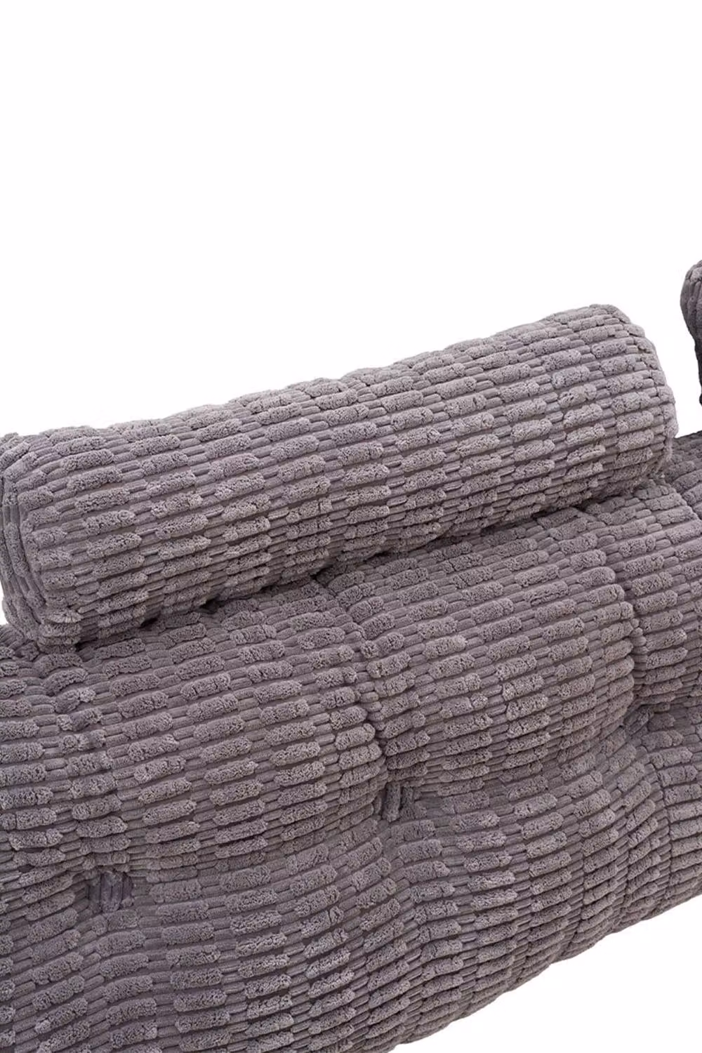 Garden Sanctuary Firm Triangle Wedge Headboard Pillow Backrest Support Cushion in Dark Grey – 3