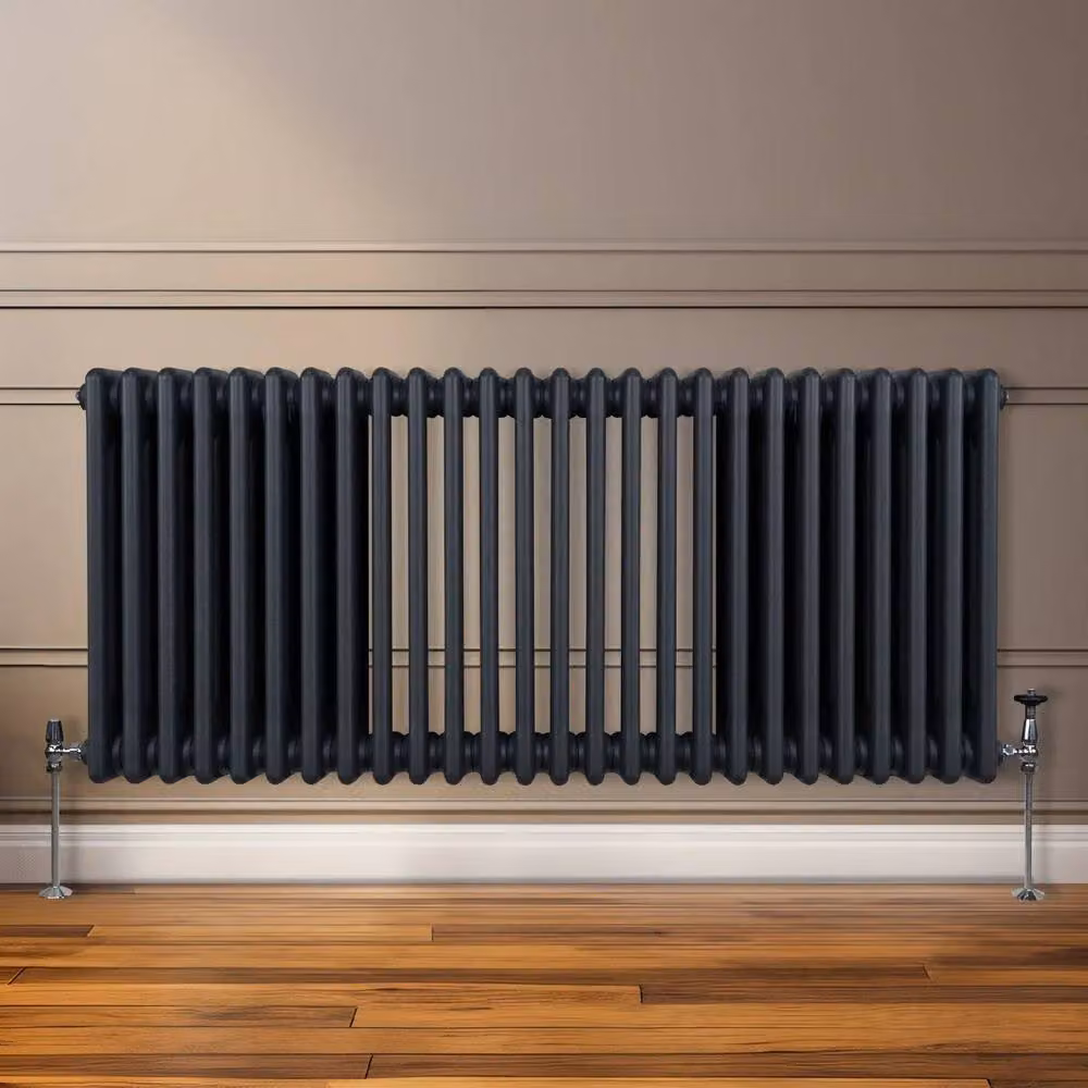 Monstershop Traditional 3 Column Steel Radiator in Anthracite Grey, W/D/H: 60.0 x 10.0 x 119.2 cm – 8