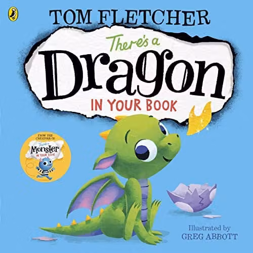 There's a Dragon in Your Book: An interactive story book for toddlers by Penguin, multicolour