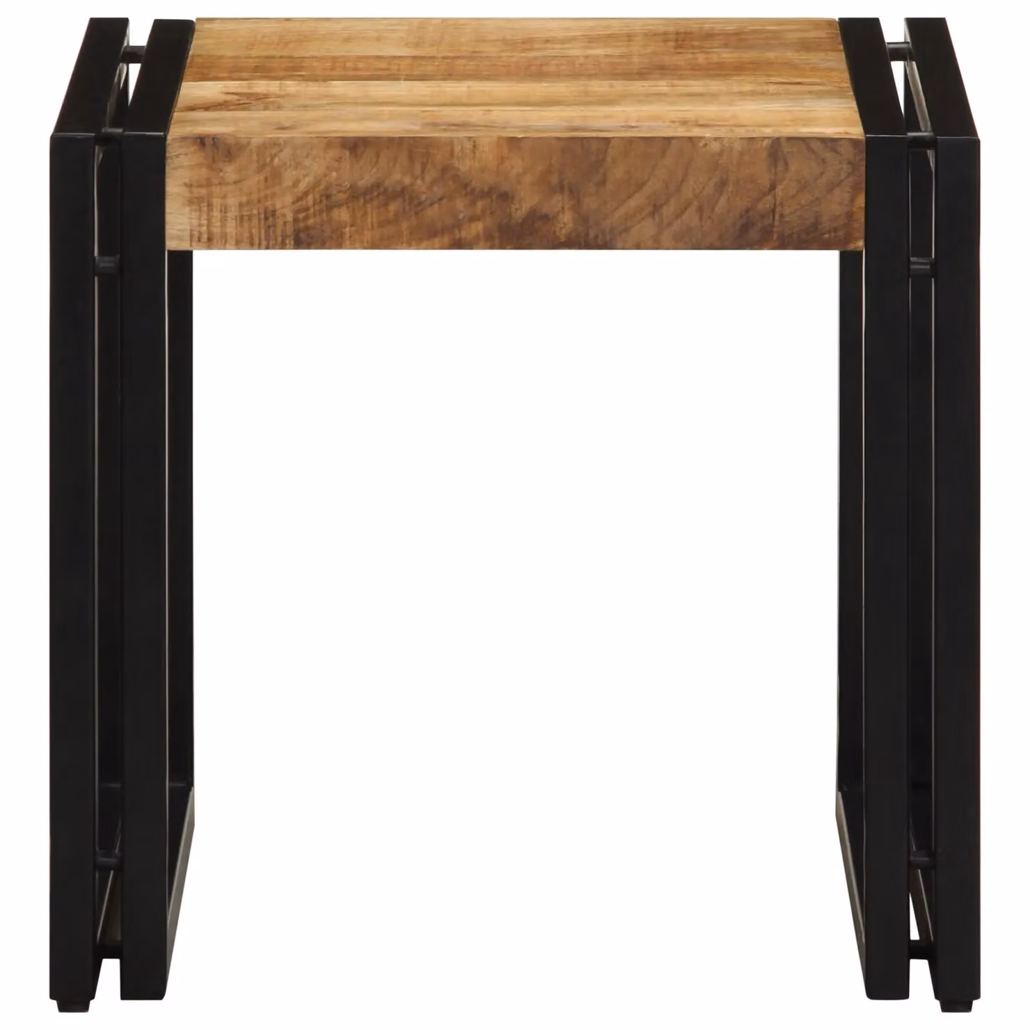 Berkfield Home Mango Wood Coffee Table in Brown, W/D/H: 50 x 40 x 38 cm – 3