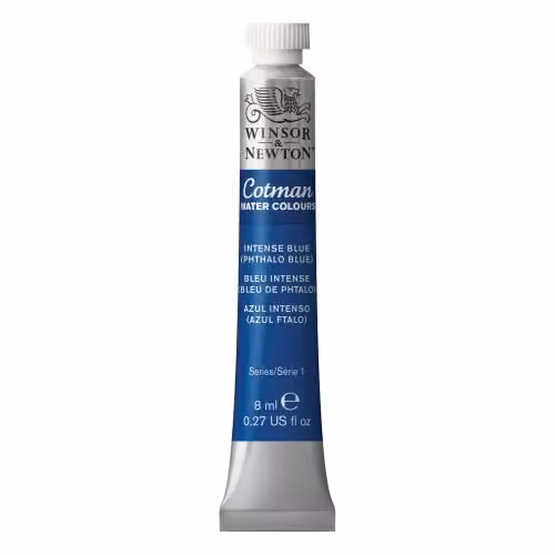 Winsor & Newton Cotman Watercolour Paint, Intense Blue, 11.34 ml – 2