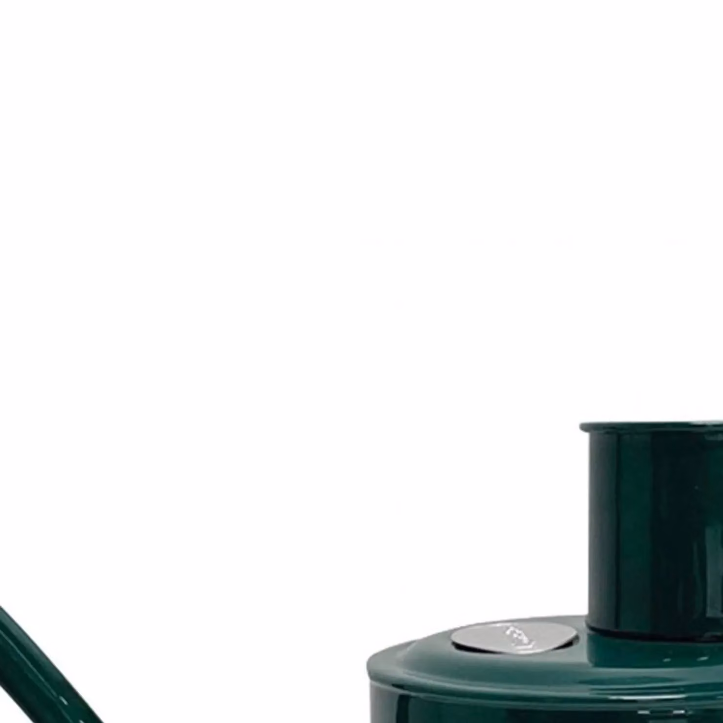 Kent & Stowe Metal Watering Can with Long Spout, Green, 2 Litre – 2