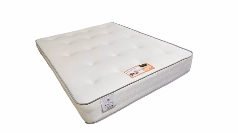 Knight Sleep Paris Super King End Opening Ottoman Bed with Orthopaedic Hybrid Mattress and 24 inch Headboard in Emerald Green