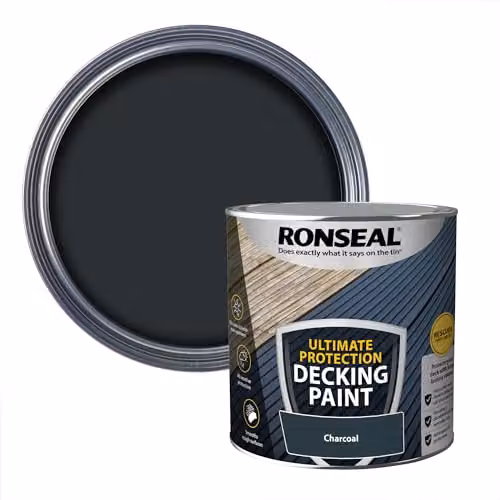 Ronseal Ultimate Protection Decking Paint in Anthracite Grey, 2.5L – 1