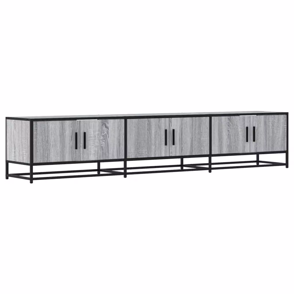 Berkfield Home Grey Sonoma TV Cabinet in Engineered Wood W/D/H: 210 x 41 x 41 cm – 2