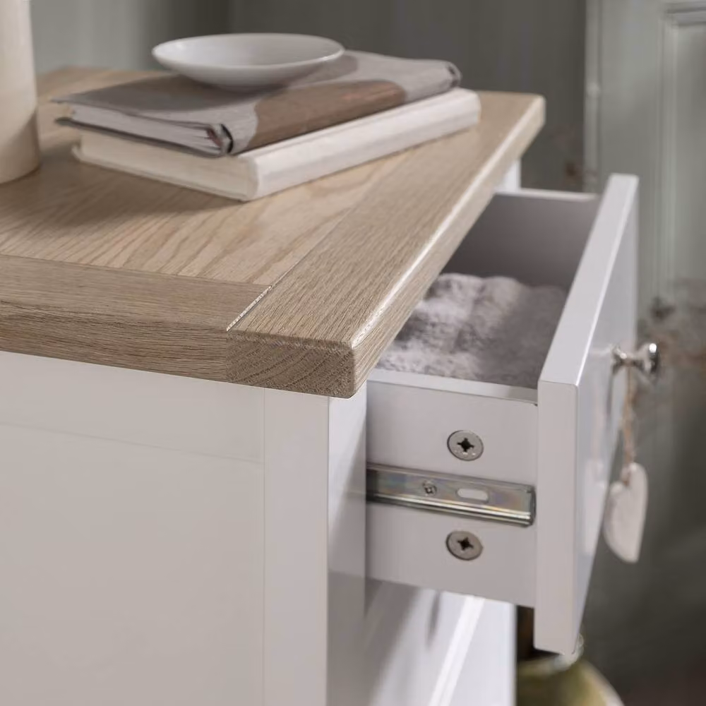 Nöa and Nani Leines 6 Drawer Tall Chest of Drawers in White and Oak – 3
