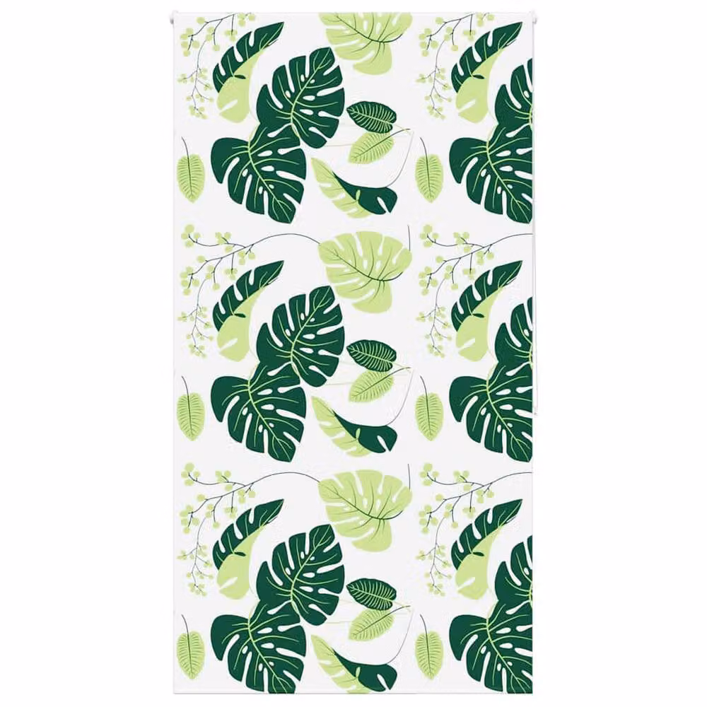 Berkfield Home Floral Opaque Shower Roller Blind, Multicolour, W: 130 cm, H: 240 cm – 2