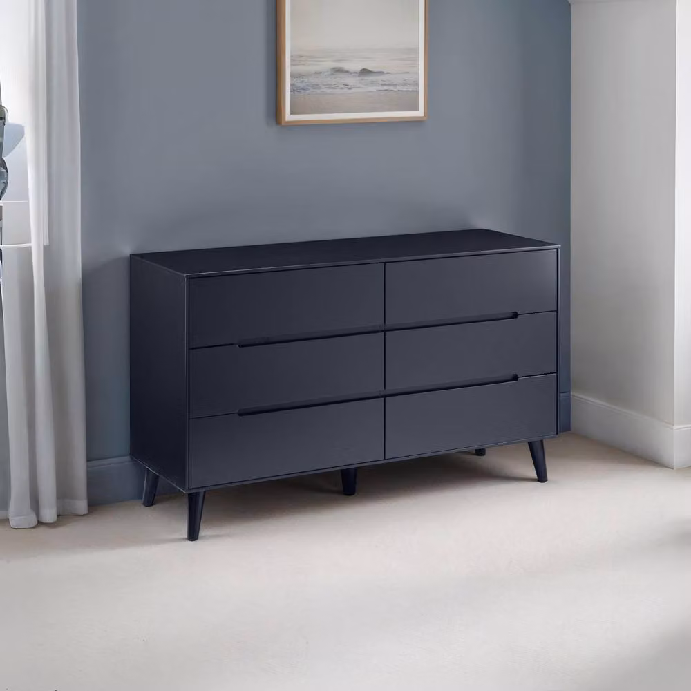 Cheshire Premium Elara 6 Drawer Wide Chest in Anthracite Grey – 3