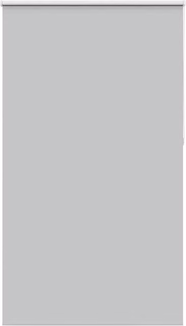Berkfield Home Blackout Roller Blind in Light Grey, Thermal Insulating Polyester, W: 130 cm, H: 210 cm