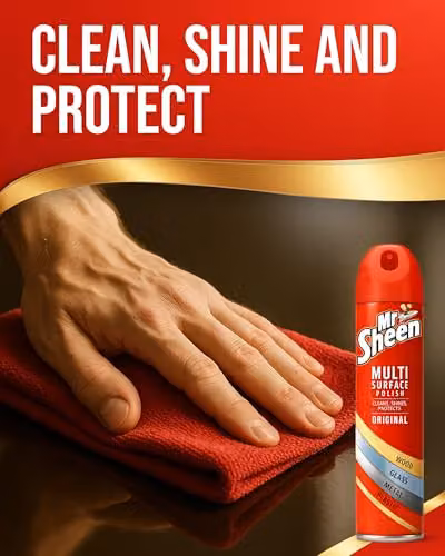 Mr Sheen Multi Surface Polish Spray, Original Scent, 250ml – 2