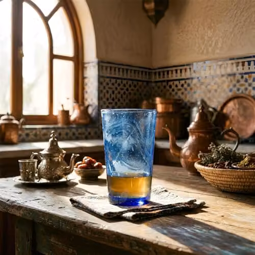 Nicola Spring Meknes 12pc Blue Glass Tumbler Set – 3
