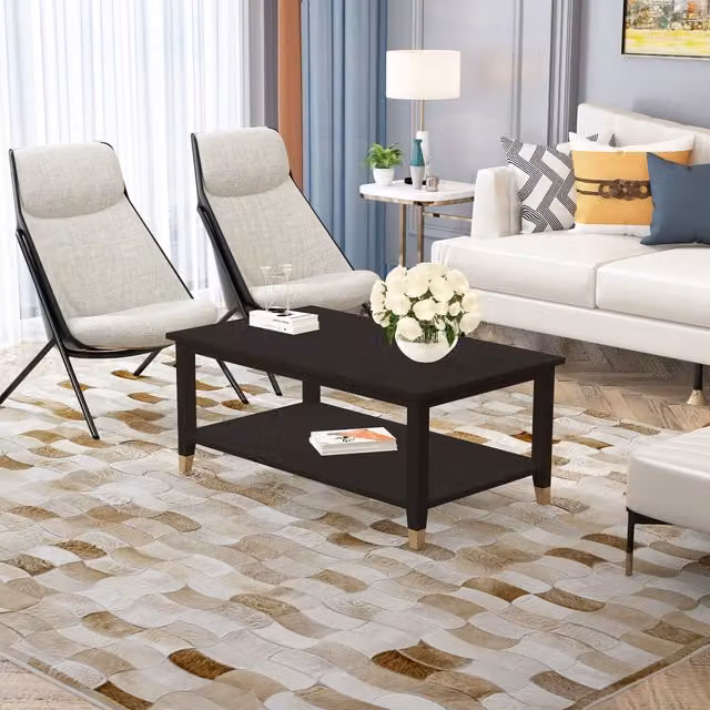 Cabinet Bits Palazzi Coffee Table in Black Matt Metal