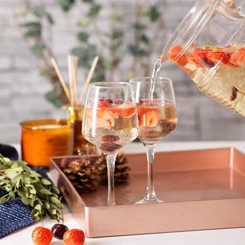 LAV Lal Red Wine Glasses, Clear, 400ml, Pack of 12 – 2
